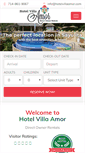 Mobile Screenshot of hotelvillaamor.com